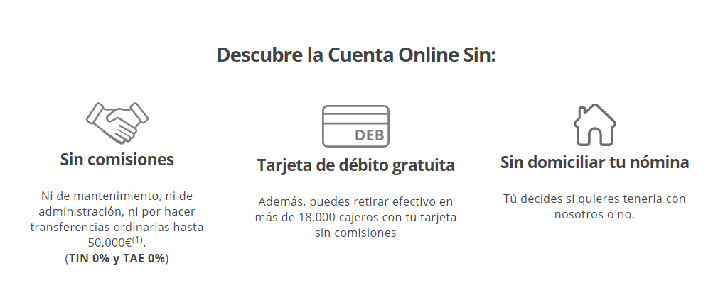 ventajas cuenta online sin liberbank