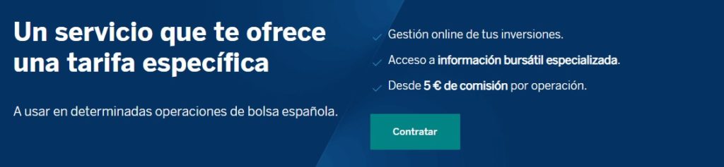 Características del BBVA Bolsa Broker