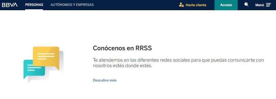 En las redes como facebook y twitter puedes obtener respuesta en menos de una hora.