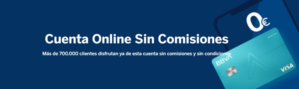 Cuenta Online Sin Comisiones BBVA