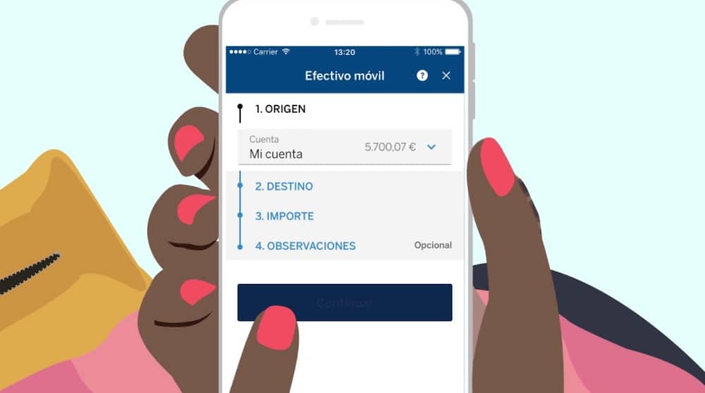 Pasos para retirar efectivo sin tarjeta en cajeros BBVA