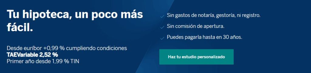 Características de la Hipoteca Variables BBVA