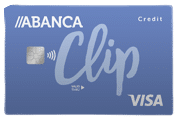 Tarjeta de Crédito Visa Clip de ABANCA