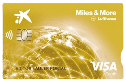 Tarjeta Oro Miles & More de CaixaBank